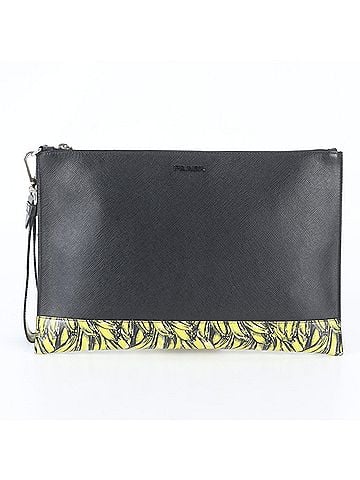 Prada Prada Saffiano Leather Second Bag Clutch Pouch Business for Men (view 1)