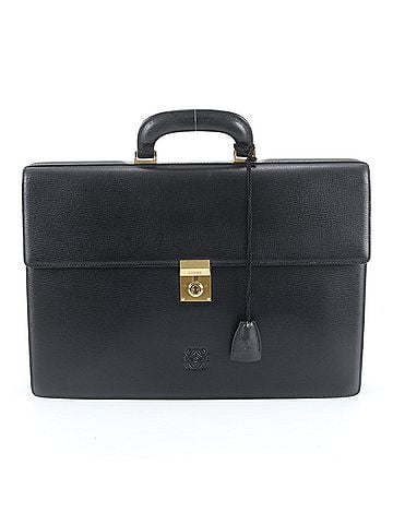 Loewe Loewe Anagram Leather Business Bag Briefcase Tote Black Men's (view 1)