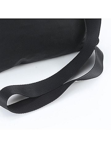 Prada Prada Tessuto Nylon Triangle Logo Leather Shoulder Bag Messenger Black Men's (view 2)