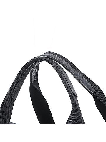 Prada Prada Tessuto Nylon Triangle Logo Leather Boston Bag Tote Black Men's (view 2)