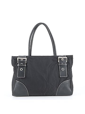 Prada Prada Tessuto Nylon Leather Tote Bag Shoulder Handbag Black Women's (view 1)