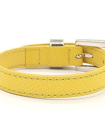 Prada Prada Bracelet 1IB030 Yellow Leather for Women PRADA (view 2)
