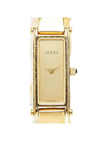 Gucci Gucci Bangle Watch 1500L Quartz Gold Dial Plated Women's GUCCI (view 1)