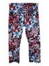 Lululemon Athletica Floral Blue Red Black Leggings Size 8 - photo 1