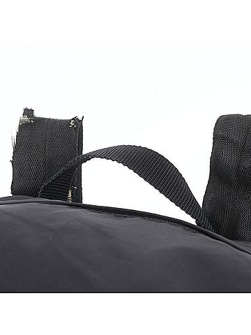 Prada Prada Tessuto Nylon Triangle Logo Backpack/Shoulder Bag, Black, Men's (view 2)