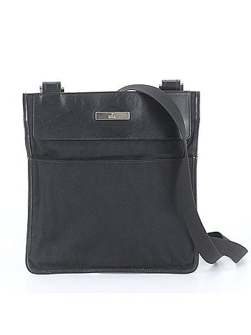 Gucci Gucci 019 0348 Leather Canvas Shoulder Bag Messenger Business Black Men's (view 1)
