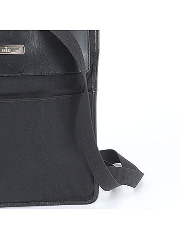 Gucci Gucci 019 0348 Leather Canvas Shoulder Bag Messenger Business Black Men's (view 2)