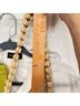 RACHEL ASHWELL Tan Ivory Shoulder Bag One size - photo 12