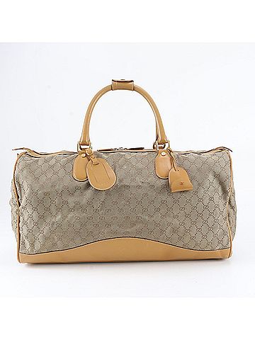Gucci Gucci GG Canvas 012.615.3656 Leather Boston Bag Tote Carry for Men and Women (view 1)
