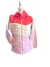 Columbia Color Block Pink Red Ivory Jacket Size L - photo 1