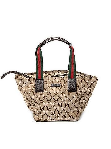 Gucci Small Web Trapeze Tote (view 1)