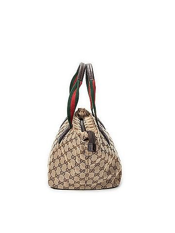 Gucci Small Web Trapeze Tote (view 2)