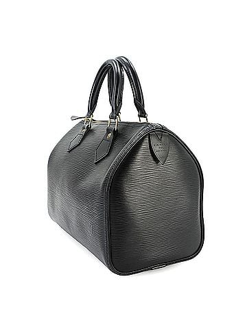 Louis Vuitton Louis Vuitton Epi Speedy 25 Handbag, Leather, Noir (M59032), Gold Hardware (view 2)