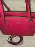 Coach 100% Leather Print Pink Satchel One size - photo 5