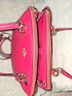Coach 100% Leather Print Pink Satchel One size - photo 3