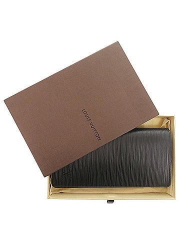 Louis Vuitton Louis Vuitton Portefeuille Brazza Epi M60622 Noir Long Wallet LV 0247 LOUIS VUITTON Men's (view 2)
