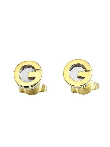 Gucci Gucci GUCCI G Earrings 18K YG Stainless Steel Yellow Gold 750 Pierced (view 1)