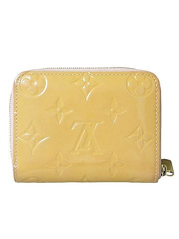 Louis Vuitton Louis Vuitton Monogram Vernis Zippy Coin Purse Wallet/Coin Case M90203 Beige Men's/Women's (view 2)