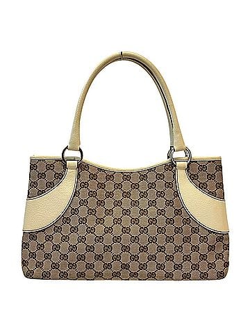 Gucci GUCCI GG Canvas Tote Bag 113015 Beige Women's (view 1)