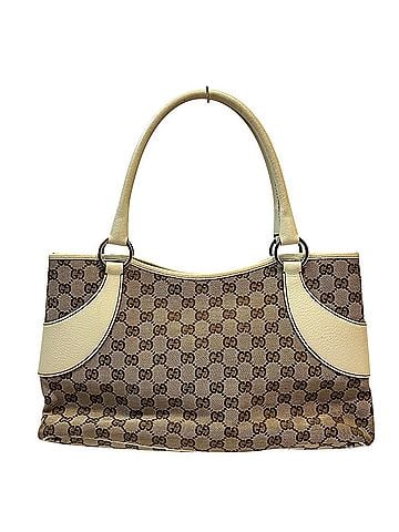 Gucci GUCCI GG Canvas Tote Bag 113015 Beige Women's (view 2)