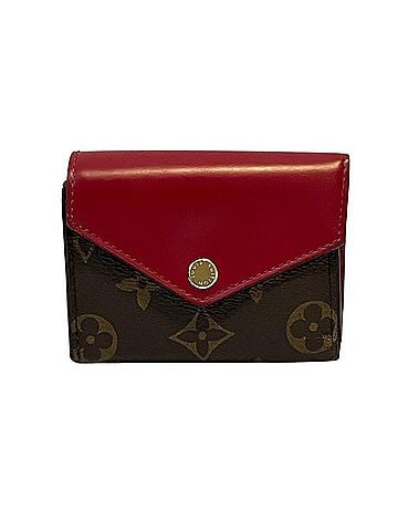 Louis Vuitton LOUIS VUITTON Louis Vuitton Portefeuille Zoe Monogram Compact Wallet M62932 Fuchsia Brown Women's (view 1)