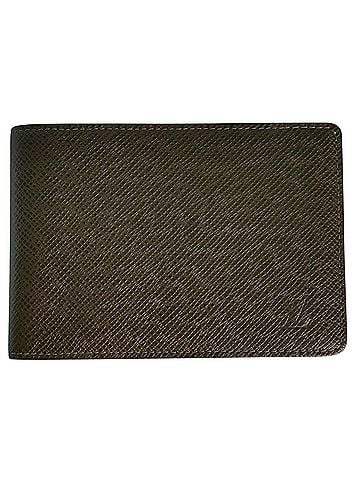 Louis Vuitton LOUIS VUITTON Louis Vuitton Taiga Leather Portefeuille 3 Volets Billfold Bi-fold Wallet M30428 Brown Men's (view 1)