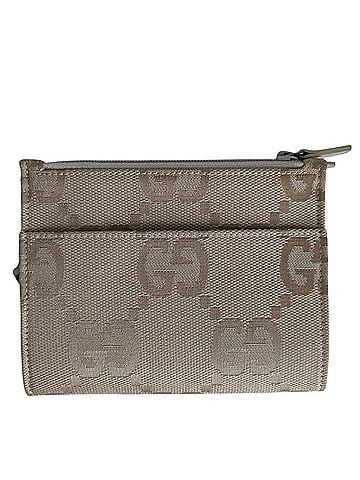 Gucci GUCCI GG Canvas Coin Purse/Card Case Wallet, Purse, with Box, 030 0416 1574 Beige, Women's (view 1)
