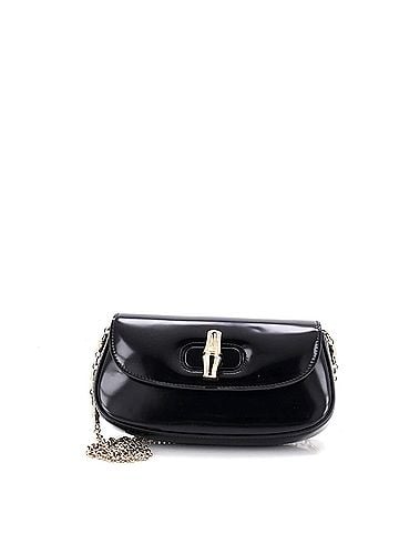 Gucci Bamboo Night Chain Clutch Leather Small (view 1)