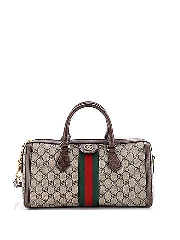 Gucci Ophidia Boston Bag GG Coated Canvas Medium (view 1)