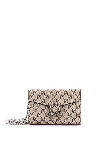 Gucci Dionysus Chain Wallet GG Coated Canvas Small (view 1)