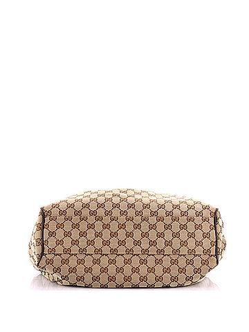 Gucci Sukey Tote GG Canvas with Leather Medium (view 2)