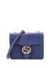 Gucci 100% Leather Blue Interlocking Shoulder Bag Leather Small One size - photo 1