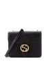 Gucci 100% Leather Black Interlocking Shoulder Bag Leather Small One size - photo 1