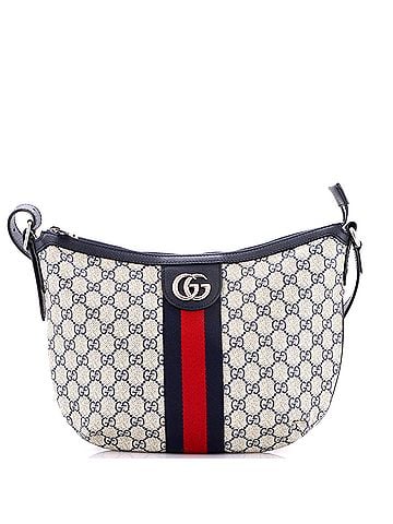 Gucci Ophidia Half Moon Hobo GG Coated Canvas Small (view 1)
