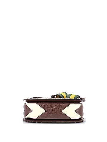 Gucci Bamboo 1947 Top Handle Bag Printed GG Coated Canvas and Studded Leather Medium (view 2)