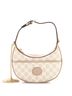 Gucci 100% Coatead Canvas Tan Interlocking G Patch Half Moon Hobo GG Coated Canvas Mini One size - photo 1