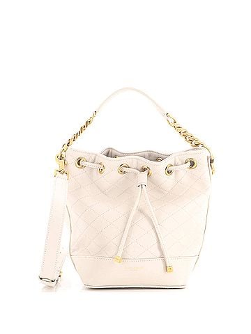Saint Laurent Emmanuelle Bucket Bag Quilted Leather Small (view 1)