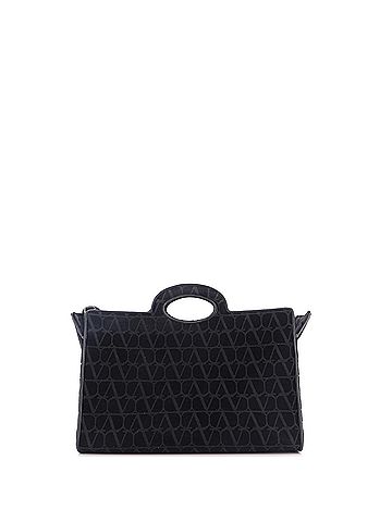 Valentino Garavani Le Troisieme Tote Toile Iconograph Fabric Medium (view 2)