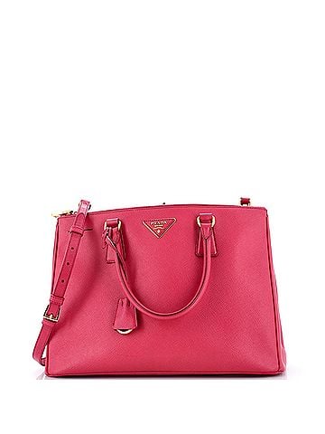 Prada Double Zip Lux Tote Saffiano Leather Medium (view 1)