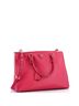 Prada 100% Leather Pink Double Zip Lux Tote Saffiano Leather Medium One size - photo 4