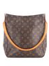 Louis Vuitton 100% Coatead Canvas Brown Looping Handbag Monogram Canvas GM One size - photo 1
