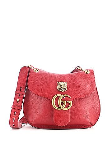 Gucci GG Marmont Animalier Shoulder Bag Leather Medium (view 1)