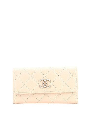 Chanel Coco Candy Flap Wallet Quilted Caviar Long (view 1)