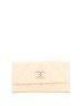 Chanel 100% Leather Tan Coco Candy Flap Wallet Quilted Caviar Long One size - photo 1