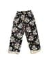 Zara 100% Polyester Floral Black Pink Casual Pants Size M - photo 4