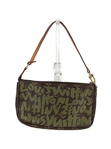 Louis Vuitton LOUIS VUITTON M92191 Monogram Graffiti Pochette Accessoires Accessory Pouch Bag Shoulder Handbag Canvas Women's Khaki (view 2)