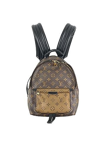 Louis Vuitton LOUIS VUITTON M44870 Monogram Reverse Palm Springs Backpack PM Daypack Bag Rucksack Canvas Women's Brown (view 1)