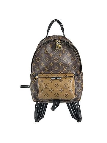 Louis Vuitton LOUIS VUITTON M44870 Monogram Reverse Palm Springs Backpack PM Daypack Bag Rucksack Canvas Women's Brown (view 2)