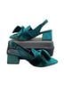 ASOS Teal Heels Size 7 - photo 2