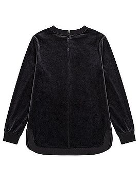 Tuckernuck Black Velvet Crewneck Sweater Long Sleeve T-Shirt (view 2)